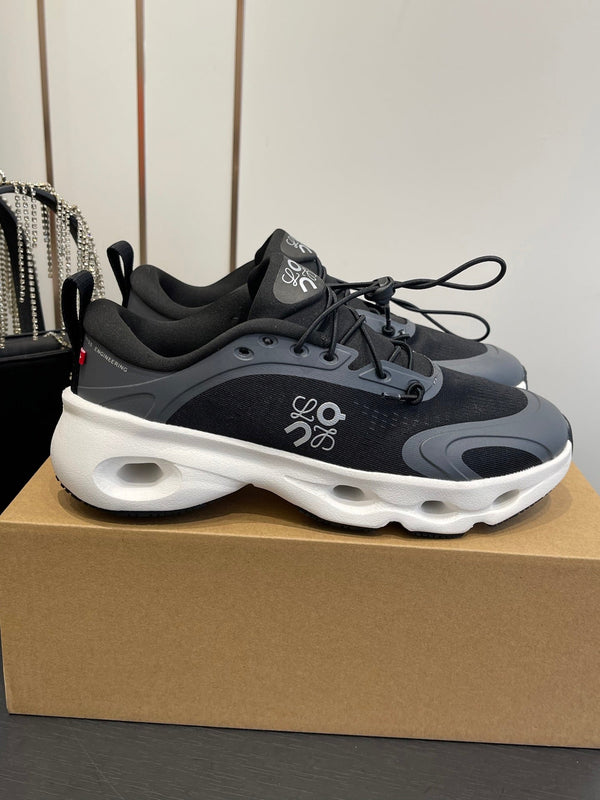 Loewe x On Cloudsolo Sneakers Black Grey and White Polyester and Mesh 533482