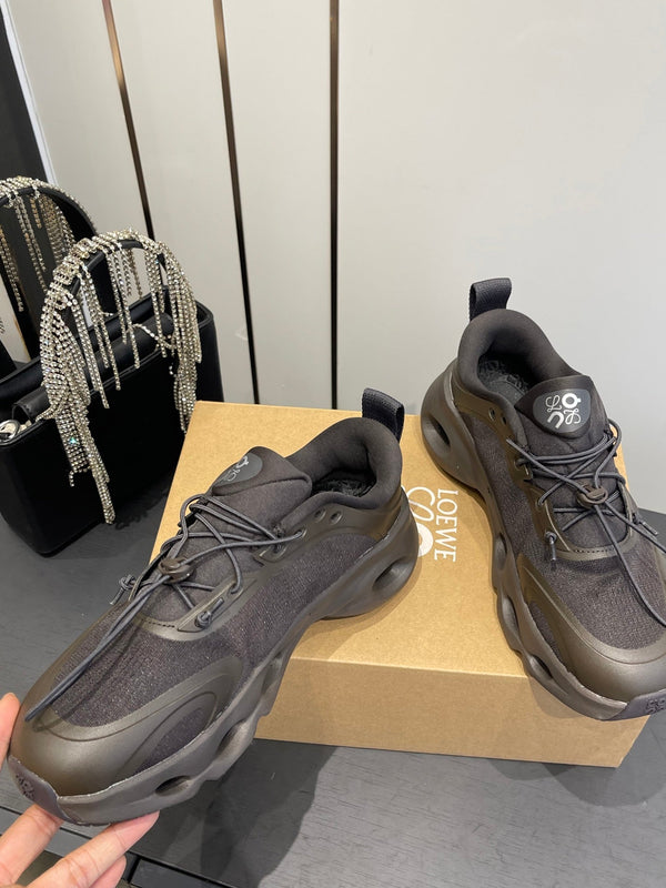 Loewe x On Cloudsolo Sneakers Brown Polyester and Mesh 533487