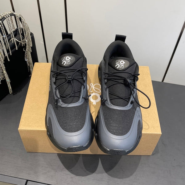 Loewe x On Cloudsolo Sneakers Black Grey Polyester and Mesh 533489