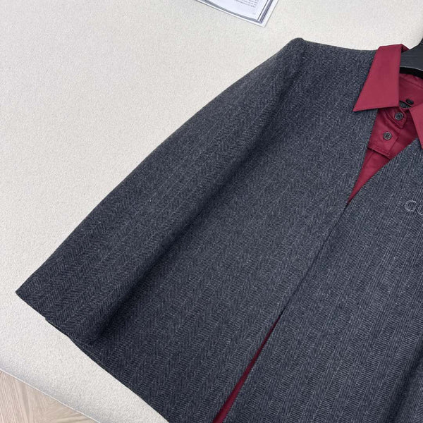 Gucci Patchwork Suit Jacket Encora Red Cotton