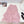 CC 25 Mesh Long Skirt Pink Polyester Fiber