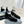 PRA NAPPA MARY JANE PUMPS BLACK SATIN