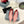 Pra Pump 45 Square Sole Pink Red Patent Leather