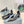 PRA STRAP CUT-OUT PUMPS BLACK CALFSKIN