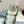 PRA DOWNTOWN NAPPA SNEAKERS WHITE AND GREEN CALFSKIN