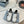 Prad 26s Heeled Loafers White Brushed Leather 941517