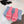 Pra Kitten Heel Sandals 4cm Pink Patent Leather 834582