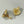 cc 24p heart blue earrings french clip