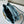 BV Small Andiamo Bag 20cm Blue Intrecciato Leather 291441
