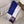 HM Avalon Throw Blanket Ecru Indigo Wool Cashmere