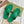GG 26s Horsebit Thong Sandals Green Rubber 826209