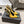 DUNE HIGH 10 CM SLINGBACK PUMPS IN CLASSIC YELLOW PATENT LEATHER WITH CRYSTAL