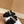 CD Sandal Black White Fleece And Canvas Fabric
