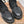 Celine 25 Bulky Lace-up Boot Black Canvas Calfskin 554013