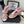 CC 26s Sandals 55 Light Pink Sheepskin Mixed Gold Charm 650083