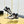 cc womens sneaker in black white calfskin and beige brown suede 137614