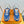 NEO RUN AWAY SNEAKER IN CLASSIC BLUE MONOGRAM DENIM AND ORANGE CALFSKIN