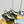 CC Slingback 25s In Beige Mix Black Calfskin With Gold Hardware