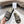 CD 26s Platform Sandals Black Beige Leather Fabric 944460