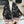CC 26s Shawl 140x140cm Black Pink Cashmere Silk 212965
