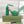 platform pump with double g green patent leather