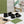 GG High Heels Half Slippers Black