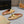 ALAIA FLAT MULE IN SEPIA TAN LAMBSKIN WITH GOLD HARDWARE