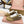 Miu Plume Sneakers Yellow-Brown Suede Lace 456346