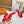 LV Mare Flat Mule Red Rose Sheepskin