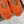 Alaia Women's Ballet Flat Orange Suede 293228