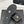 FLAT CHAIN HEART SLIPPER IN BLACK LAMBSKIN