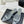 CC 25C Bowknot Pointed High Heel Half Slippers 60mm Grey Linen 265661