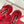 DC 25 Satin Keira T-Bar Heel Red Sheepskins & Cowhide 308575