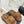 Chanel 25 Buckle Flip-up Thick-soled Slippers Brown Wool 465384
