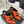 YSL Emilie Stiletto Mule Sandals 11cm Orange Satin 642913