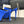 YSL Emilie Stiletto Mule Sandals 11cm Blue Satin 642915