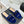 CC 26S Double C Bow Braid Slippers Blue Velvet 717787