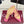 GG 26WF Mules 9.5cm Hot Pink Beige Leather Canvas 886169