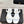 CC 26s Strap Flat Sandals White Lambskin 920334