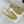 CE 26s Scoobie Braided Mules Gold Lambskin 991454
