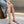 CHLOÉ SLIDE MULE IN LIGHT BLUE DENIM AND BROWN CALFSKIN GOLD HARDWARE