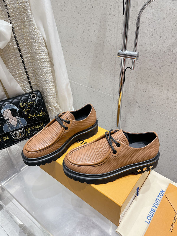 LV Ranger Derby Loafer Brown Cowhide 610716