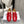 Celine 25 Lise Perforated Triomphe Richelieu Shoe Red Lambskin 554197