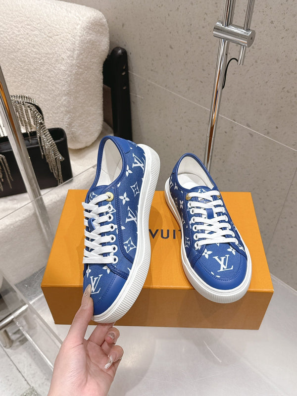 LV x TM Lagoon Sneaker Blue Monogram Denim