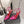 YSL Chandelle Sandals 10.5 Hot Pink Red Satin 610693