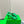 blink mule 95 green lambskin