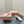 floaty flat mocassin sliper white fabric