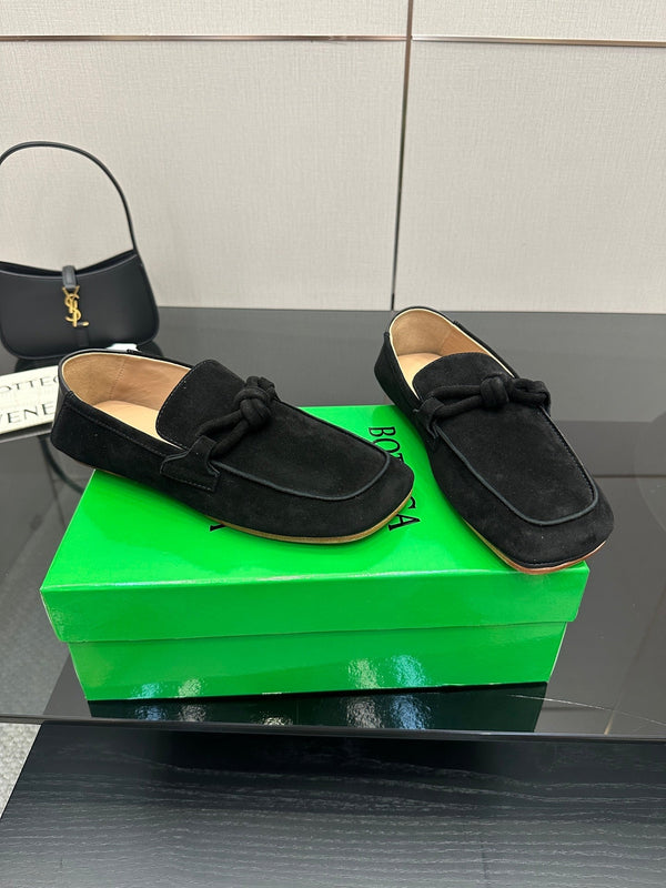 BV Daddy Loafer Black Suede 427636