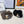 HAIR SCRUNCHIE BLACK WRINKLED FABRIC 151390