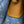 coussin bb 21 blue denim gold hardware